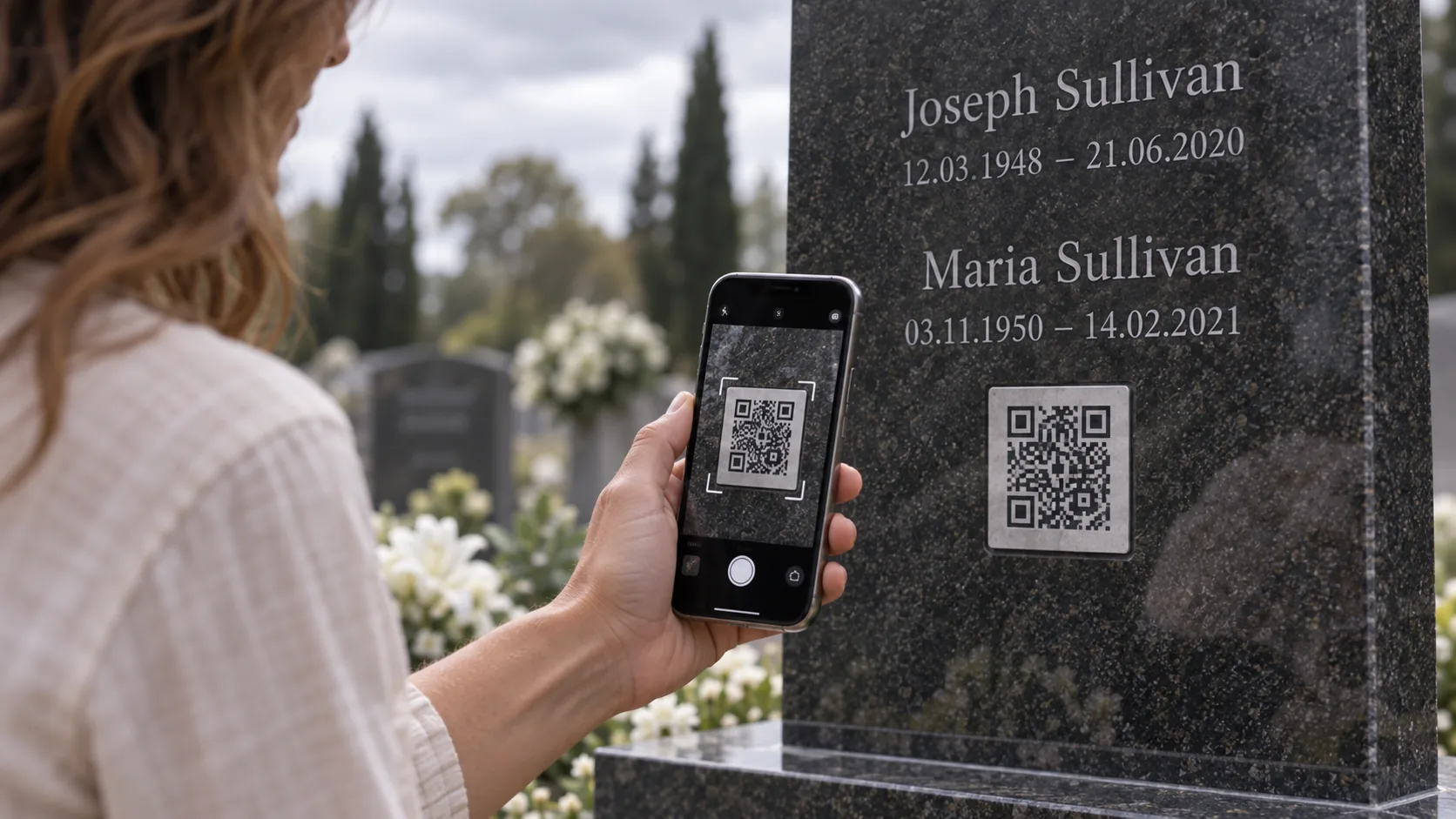 A memorial being opened through Kinelio